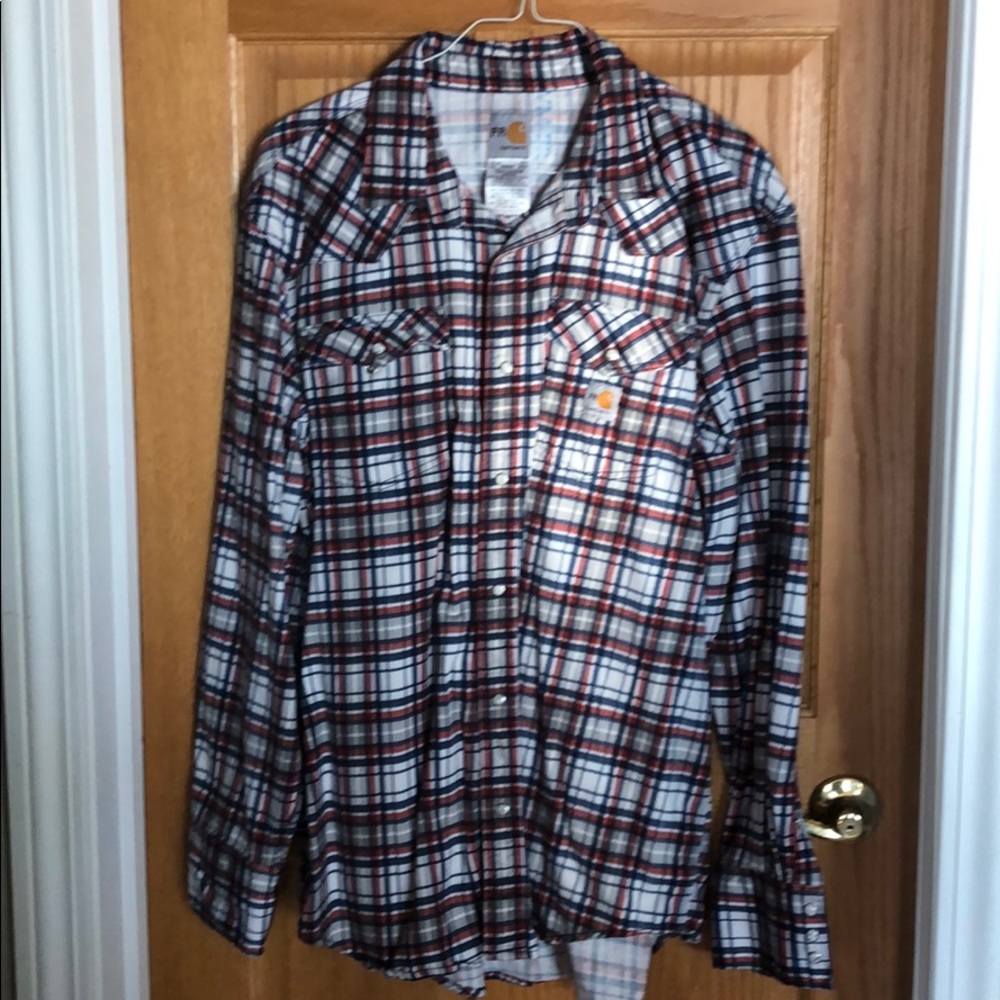 Carhartt Pearl Western Button Shirt, XL, Worn Once